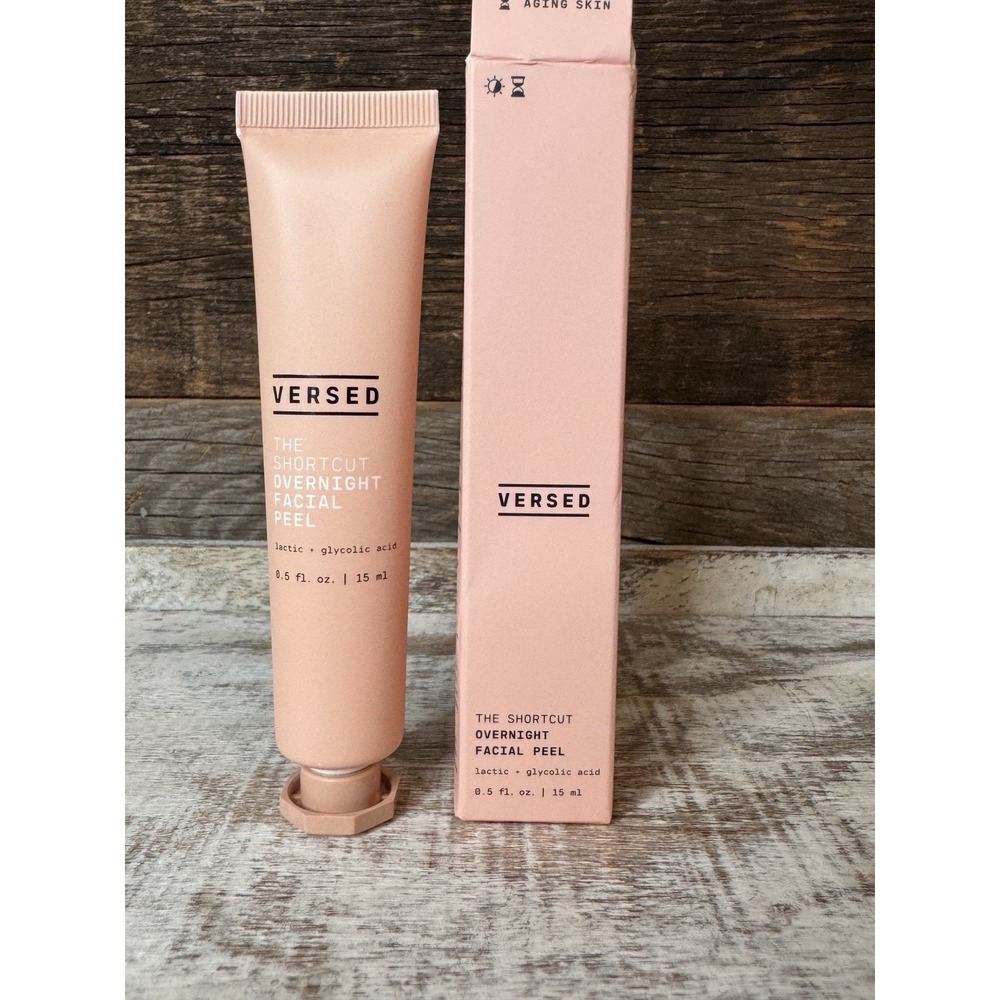 Versed The Shortcut‎ Overnight Facial Peel 0.5 oz NIB | MSRP = $18